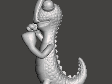 ORNAMENTO STATUA MODELLO FIGURA GIOCATTOLO DI DINOSAURO ROCKY PER BAMBINI Modello di stampa 3D