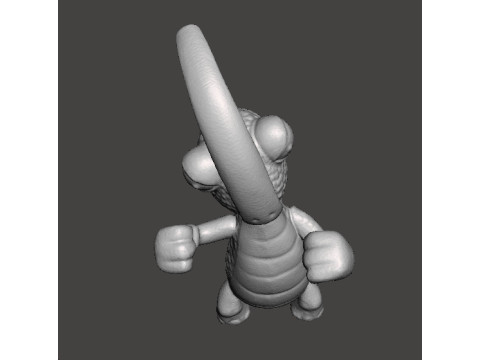 ORNAMENTO STATUA MODELLO FIGURA GIOCATTOLO DI DINOSAURO ROCKY PER BAMBINI Modello di stampa 3D