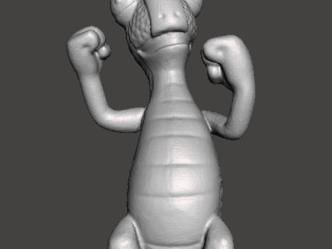 ORNAMENTO STATUA MODELLO FIGURA GIOCATTOLO DI DINOSAURO ROCKY PER BAMBINI Modello di stampa 3D