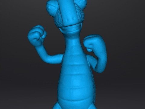 ORNAMENTO STATUA MODELLO FIGURA GIOCATTOLO DI DINOSAURO ROCKY PER BAMBINI Modello di stampa 3D