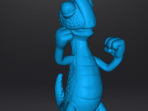 ORNAMENTO STATUA MODELLO FIGURA GIOCATTOLO DI DINOSAURO ROCKY PER BAMBINI Modello di stampa 3D