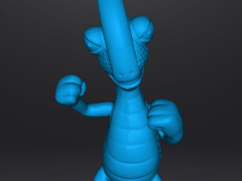 ORNAMENTO STATUA MODELLO FIGURA GIOCATTOLO DI DINOSAURO ROCKY PER BAMBINI Modello di stampa 3D