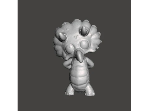 &Ccedil;OCUKLAR İ&Ccedil;İN K&Uuml;&Ccedil;&Uuml;K CERA DİNOZOR OYUNCAK FİG&Uuml;R MODELİ HEYKELİ S&Uuml;SLEME 3D Baskı Modeli