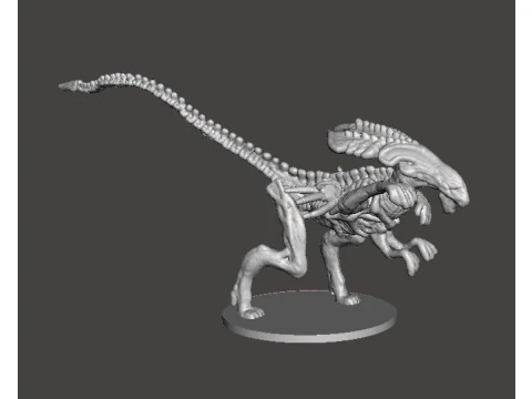 SET DI CAMERE PER UOVO DELLA REGINA ALIENA IN SCALA DA 6 MM MODELLI IN MINIATURA PER GIOCHI SCIFI EPICI Modello di stampa 3D