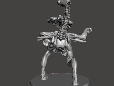 SET DI CAMERE PER UOVO DELLA REGINA ALIENA IN SCALA DA 6 MM MODELLI IN MINIATURA PER GIOCHI SCIFI EPICI Modello di stampa 3D