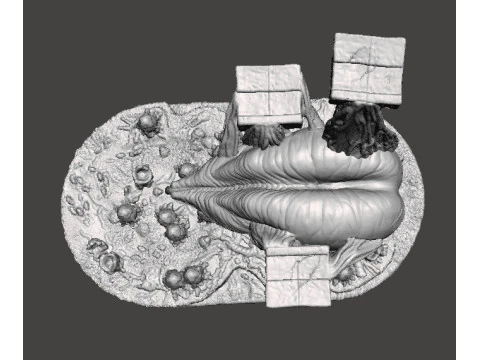 SET DI CAMERE PER UOVO DELLA REGINA ALIENA IN SCALA DA 6 MM MODELLI IN MINIATURA PER GIOCHI SCIFI EPICI Modello di stampa 3D