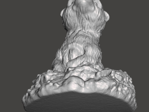 MEERKAT NELLA TANA CARINA FIGURA REALISTICA MODELLO CREATURA ANIMALE FAUNA SELVATICA Modello di stampa 3D