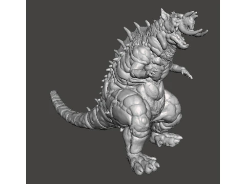 MAMUTE NEZURA KAIJU MONSTRO EM MINIATURA JOGOS RPG DND Modelo de Impressão 3D