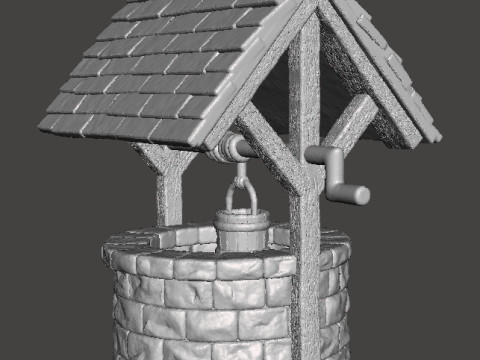 VECCHIO VILLAGGIO BEN MODELLO IN MINIATURA FANTASY TERRAIN DND RPG Modello di stampa 3D