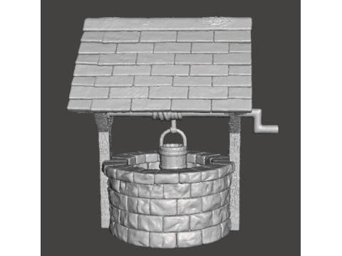 VECCHIO VILLAGGIO BEN MODELLO IN MINIATURA FANTASY TERRAIN DND RPG Modello di stampa 3D