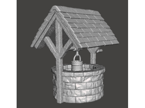 VECCHIO VILLAGGIO BEN MODELLO IN MINIATURA FANTASY TERRAIN DND RPG Modello di stampa 3D