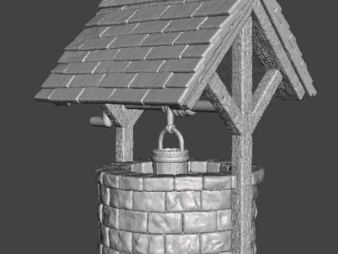 VECCHIO VILLAGGIO BEN MODELLO IN MINIATURA FANTASY TERRAIN DND RPG Modello di stampa 3D