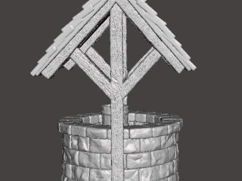 VECCHIO VILLAGGIO BEN MODELLO IN MINIATURA FANTASY TERRAIN DND RPG Modello di stampa 3D