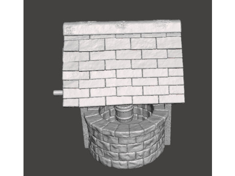 VECCHIO VILLAGGIO BEN MODELLO IN MINIATURA FANTASY TERRAIN DND RPG Modello di stampa 3D