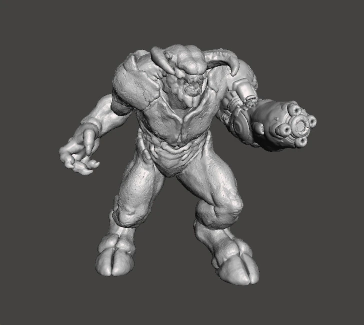 ARM CANNON BARON OF HELL MINIATUROWY MODEL DO GIER FANTASY LUB SCIFI RPG DND Model do druku 3D .c4d .max .obj .3ds .fbx .stl .blend 