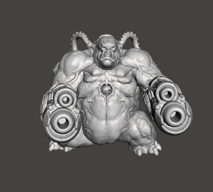 EWIGE MANCUBUS-D&Auml;MON-MINIATUR-MODELLFIGUR F&Uuml;R FANTASY- ODER SCIFI-SPIELE RPG DND 3D Druckmodell .c4d .max .obj .3ds .fbx .stl .blend 