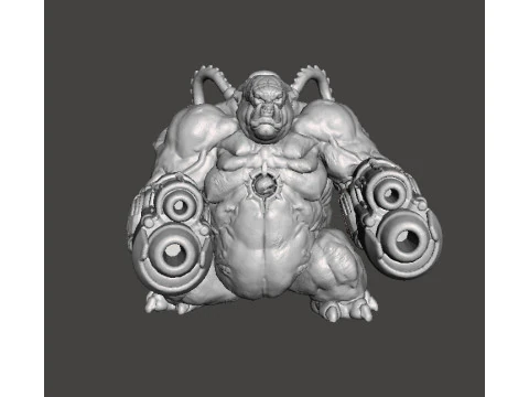 ETERNAL MANCUBUS DEMON MINIATUURMODEL FIGUUR VOOR FANTASIE OF SCIFI GAMES RPG DND 3D printmodel