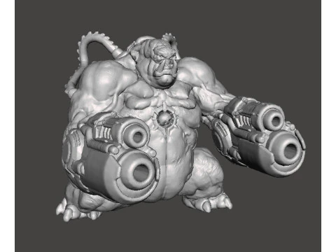 EWIGE MANCUBUS-D&Auml;MON-MINIATUR-MODELLFIGUR F&Uuml;R FANTASY- ODER SCIFI-SPIELE RPG DND 3D Druckmodell