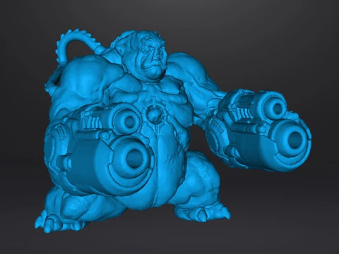 EWIGE MANCUBUS-D&Auml;MON-MINIATUR-MODELLFIGUR F&Uuml;R FANTASY- ODER SCIFI-SPIELE RPG DND 3D Druckmodell