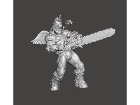 FIGURA MODELO EN MINIATURA DE UNICORNIO SLAYER PARA JUEGOS SCIFI RPG DND Modelo de impresión 3D