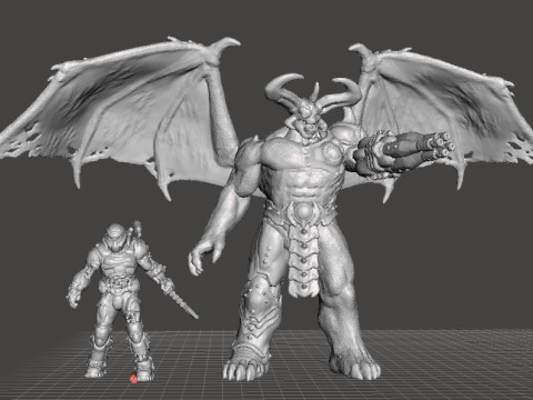 FIGURA MODELLO IN MINIATURA DI ZOMBIE SLAYER PER GIOCHI SCIFI RPG DND Modello di stampa 3D