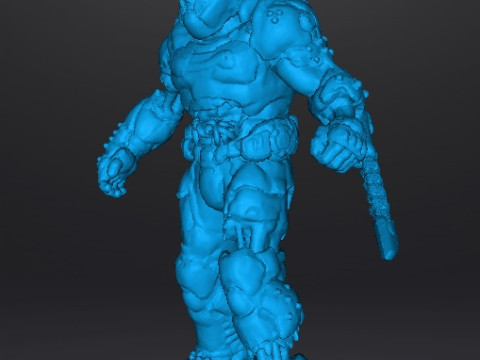 FIGURA MODELLO IN MINIATURA DI ZOMBIE SLAYER PER GIOCHI SCIFI RPG DND Modello di stampa 3D