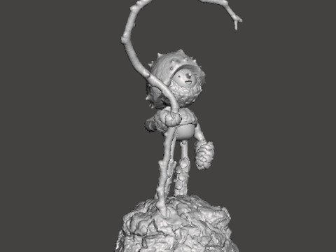 BOSQUE PIXIE ESTATUA FIGURA MODELO ARTE ESCULTURA Modelo de impresión 3D