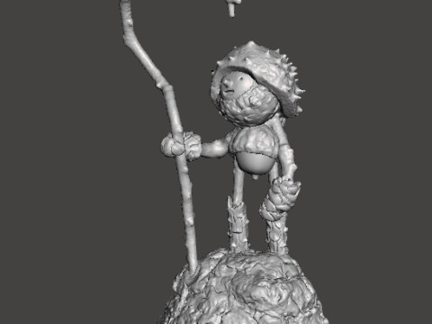 वुडलैंड पिक्सी मूर्ति चित्र मॉडल कला मूर्तिकला 3D प्रिंट मॉडल