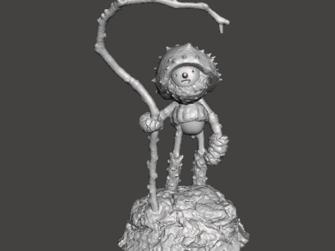 वुडलैंड पिक्सी मूर्ति चित्र मॉडल कला मूर्तिकला 3D प्रिंट मॉडल