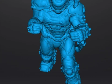 SLAYER HAND TO HAND MINIATURE MODEL FIGURE FOR SCIFI GAMES RPG DND 3D Print Model