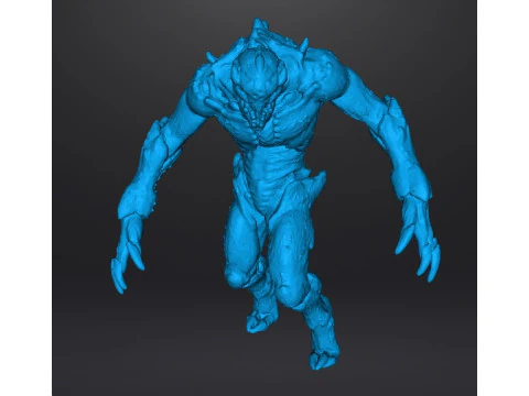 PROWLER DEMON MINIATURE MODEL FIGURE FOR FANTASY OR SCIFI GAMES RPG DND 3D Print Model