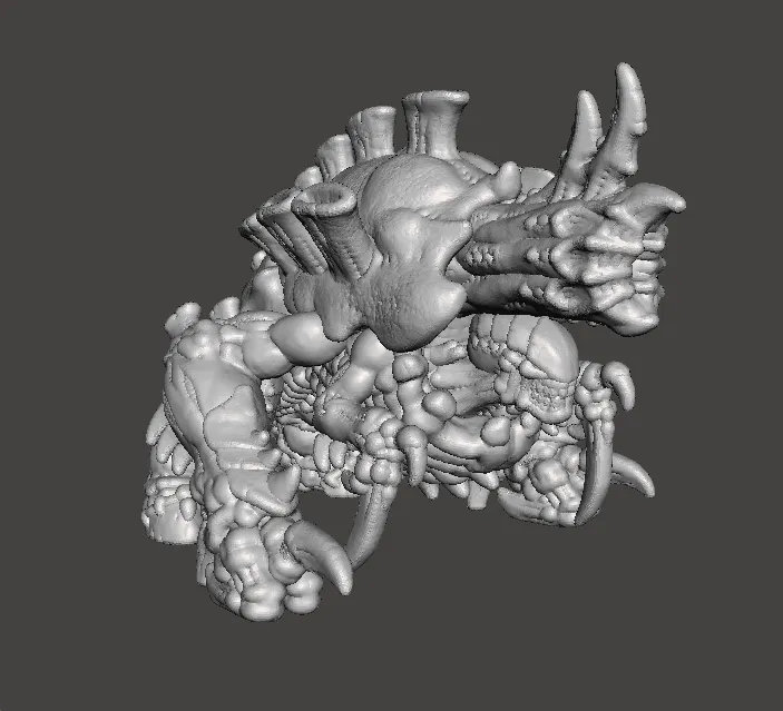 6MM SCALE SPACEBUGS CANNON MINIATURE MODEL FOR SCIFI OR FANTASY GAMES 3D Print Model .c4d .max .obj .3ds .fbx .stl .blend 