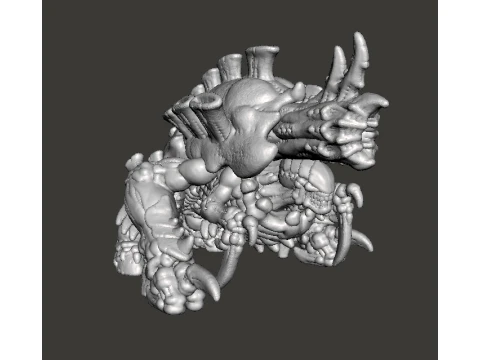 6-MM-SPACEBUGS-KANONE-MINIATURMODELL F&Uuml;R SCIFI- ODER FANTASY-SPIELE 3D Druckmodell