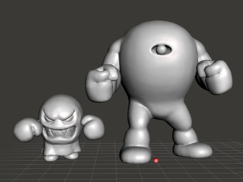 イエロー デビル ミニチュア モデル SF またはファンタジー ゲーム RPG DND 3Dプリントモデル