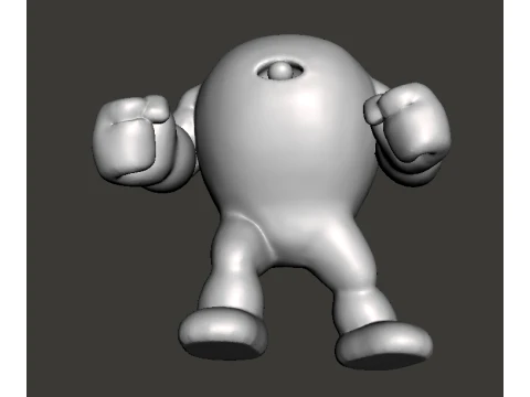 イエロー デビル ミニチュア モデル SF またはファンタジー ゲーム RPG DND 3Dプリントモデル