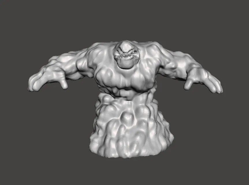 BOUE TITAN MONSTRE G&eacute;ANT MINIATURE JEUX RPG MDN Modèles 3D en vedette .c4d .max .obj .3ds .fbx .stl .blend 
