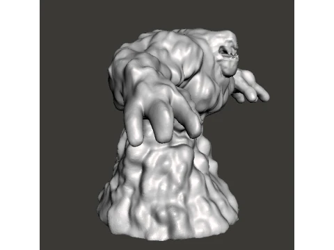 BOUE TITAN MONSTRE G&eacute;ANT MINIATURE JEUX RPG MDN Modèles 3D en vedette