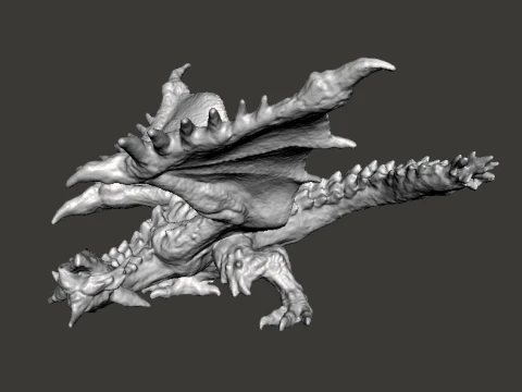 RATHALOS FIGURE MODEL PLASTIC TOY DRAGON MONSTER FANTASY GAMES WH 3D Print Model