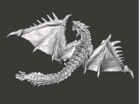 RATHALOS FIGURE MODEL PLASTIC TOY DRAGON MONSTER FANTASY GAMES WH 3D Print Model