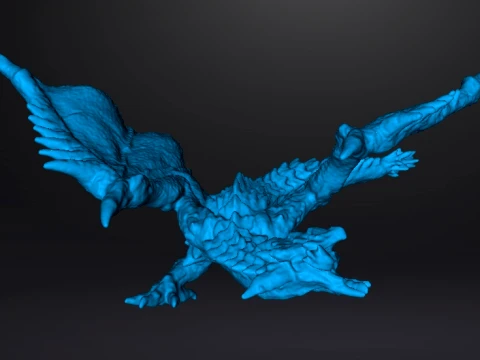 RATHALOS FIGURE MODEL PLASTIC TOY DRAGON MONSTER FANTASY GAMES WH 3D Print Model