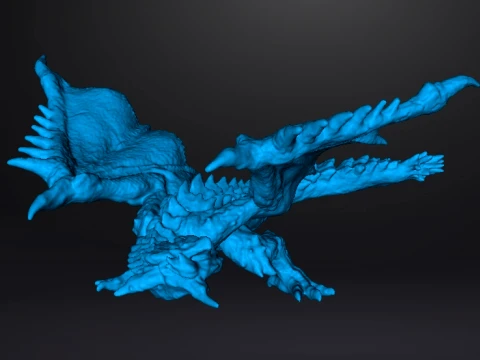 RATHALOS FIGURE MODEL PLASTIC TOY DRAGON MONSTER FANTASY GAMES WH 3D Print Model
