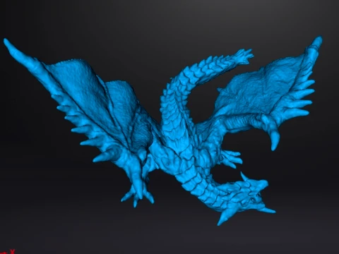 RATHALOS FIGURE MODEL PLASTIC TOY DRAGON MONSTER FANTASY GAMES WH 3D Print Model