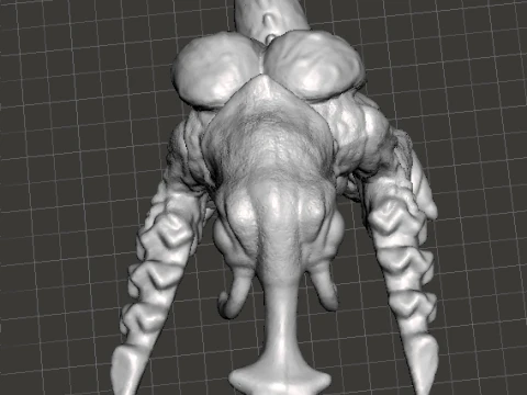 MEGALON KAIJU GIANT MONSTER MINIATURE GAMES RPG DND 3D Print Model