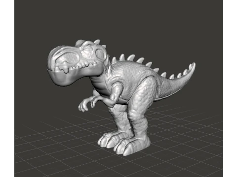 GIGANTOSAURUS DINOSAUR TOY FIGURE MODEL STATUE ORNAMENT FOR KIDS 3D Print Model
