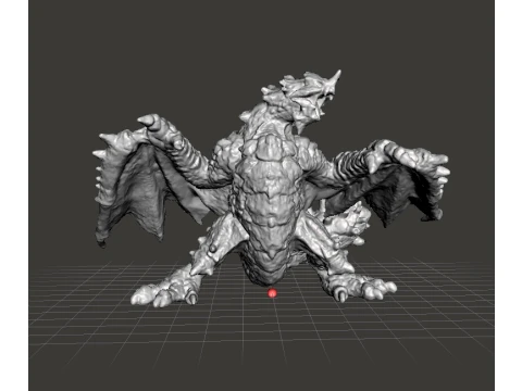 МОДЕЛЬ ФІГУРКИ GRAVIOS ПЛАСТИКОВА ІГРАШКА DRAGON MONSTER FANTASY GAMES WH 3D Принт Модель