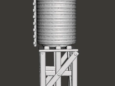 6MM SCALE WATER TANK MINIATURE MODEL FOR EPIC GAMES 3D Print Model