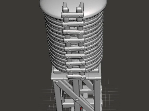 6MM SCALE WATER TANK MINIATURE MODEL FOR EPIC GAMES 3D Print Model