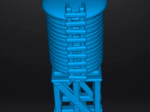 6MM SCALE WATER TANK MINIATURE MODEL FOR EPIC GAMES 3D Print Model