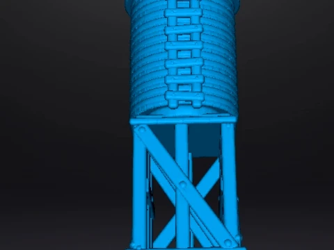 6MM SCALE WATER TANK MINIATURE MODEL FOR EPIC GAMES 3D Print Model