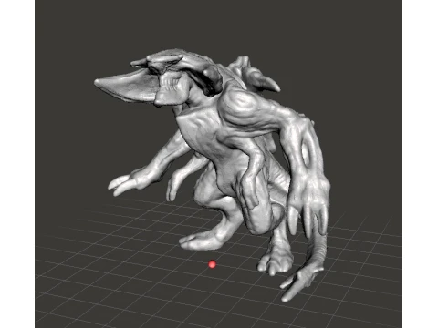 SCUNNER KAIJU MONSTER MINIATUR SPIELE RPG DND 3D Druckmodell